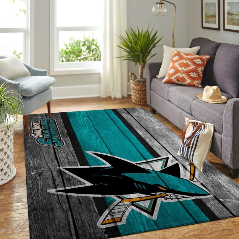 Amazon San Jose Sharks Living Room Area Rug 1 Amazon San Jose Sharks Living Room Area Rug