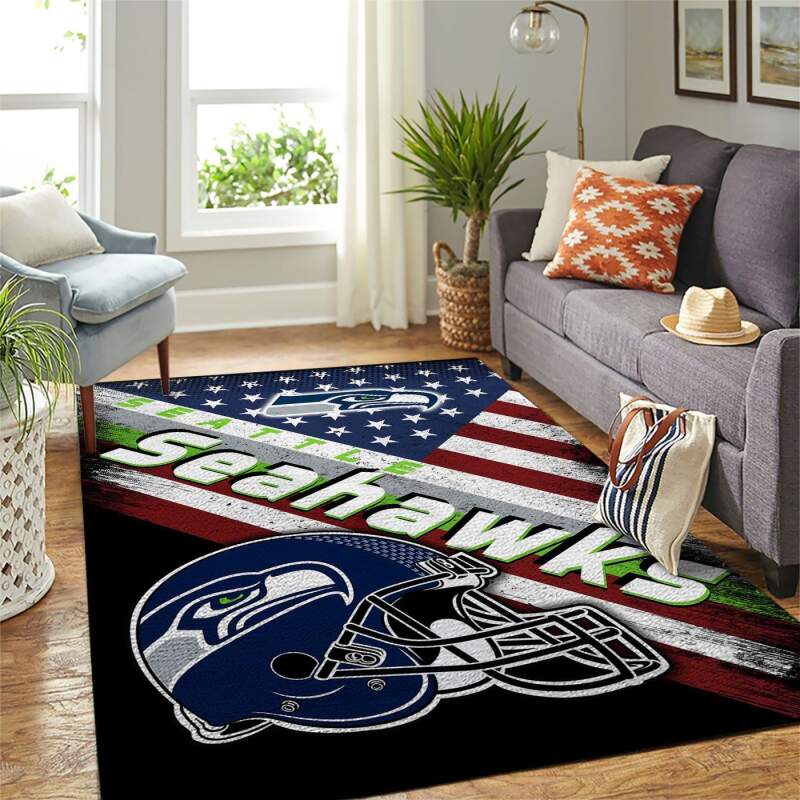 Amazon Seattle Seahawks Living Room Area Rug