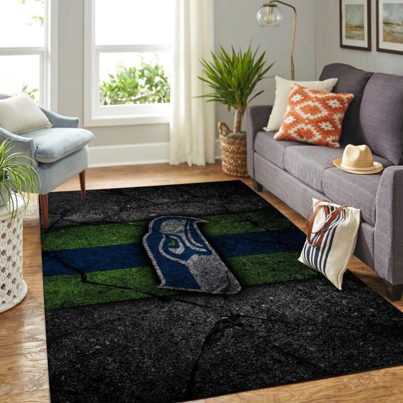 Amazon Seattle Seahawks Living Room Area Rug