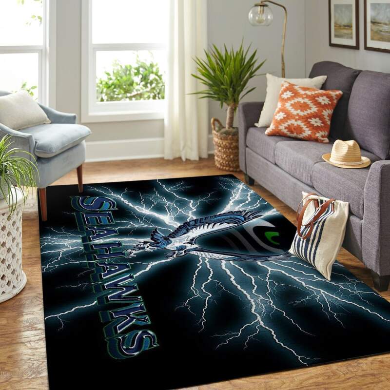 Amazon Seattle Seahawks Living Room Area Rug