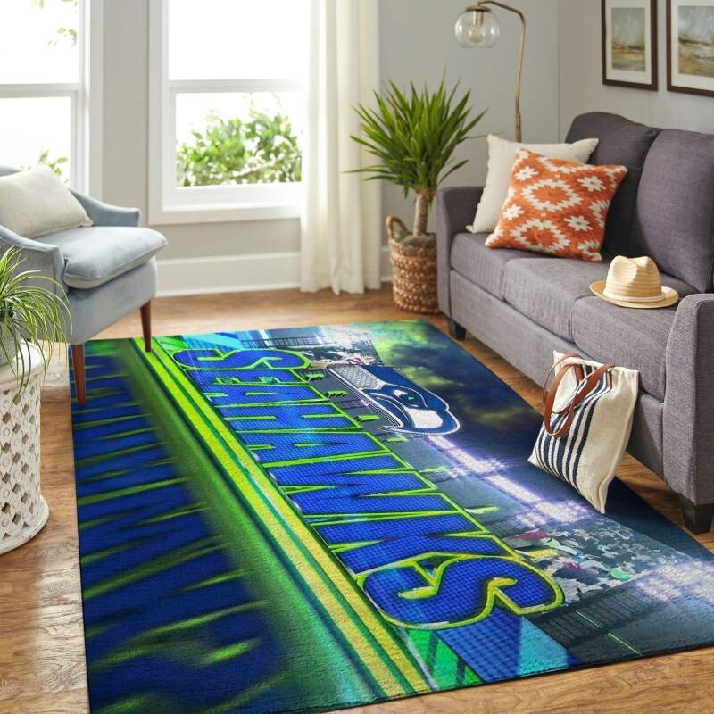 Amazon Seattle Seahawks Living Room Area Rug 1 Amazon Seattle Seahawks Living Room Area Rug