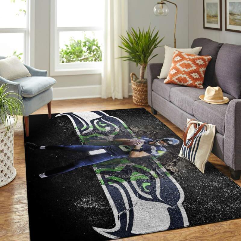 Amazon Seattle Seahawks Living Room Area Rug