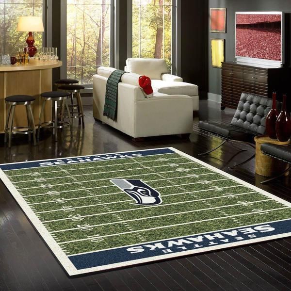 Amazon Seattle Seahawks Living Room Area Rug