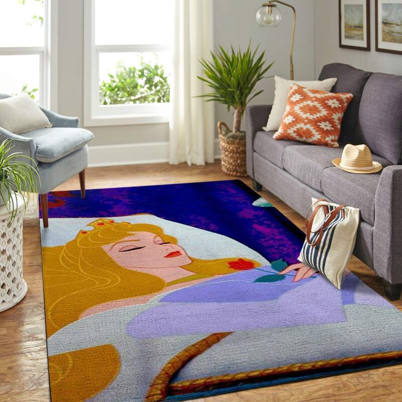 Amazon Sleeping Princess Aurora Living Room Area Rug