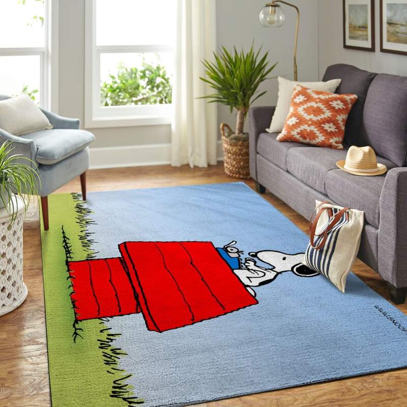Amazon Snoopy Dog And Peanuts Comic Living Room Area Rug