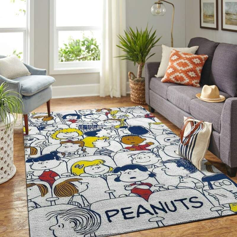 Amazon Snoopy Dog And Peanuts Comic Living Room Area Rug