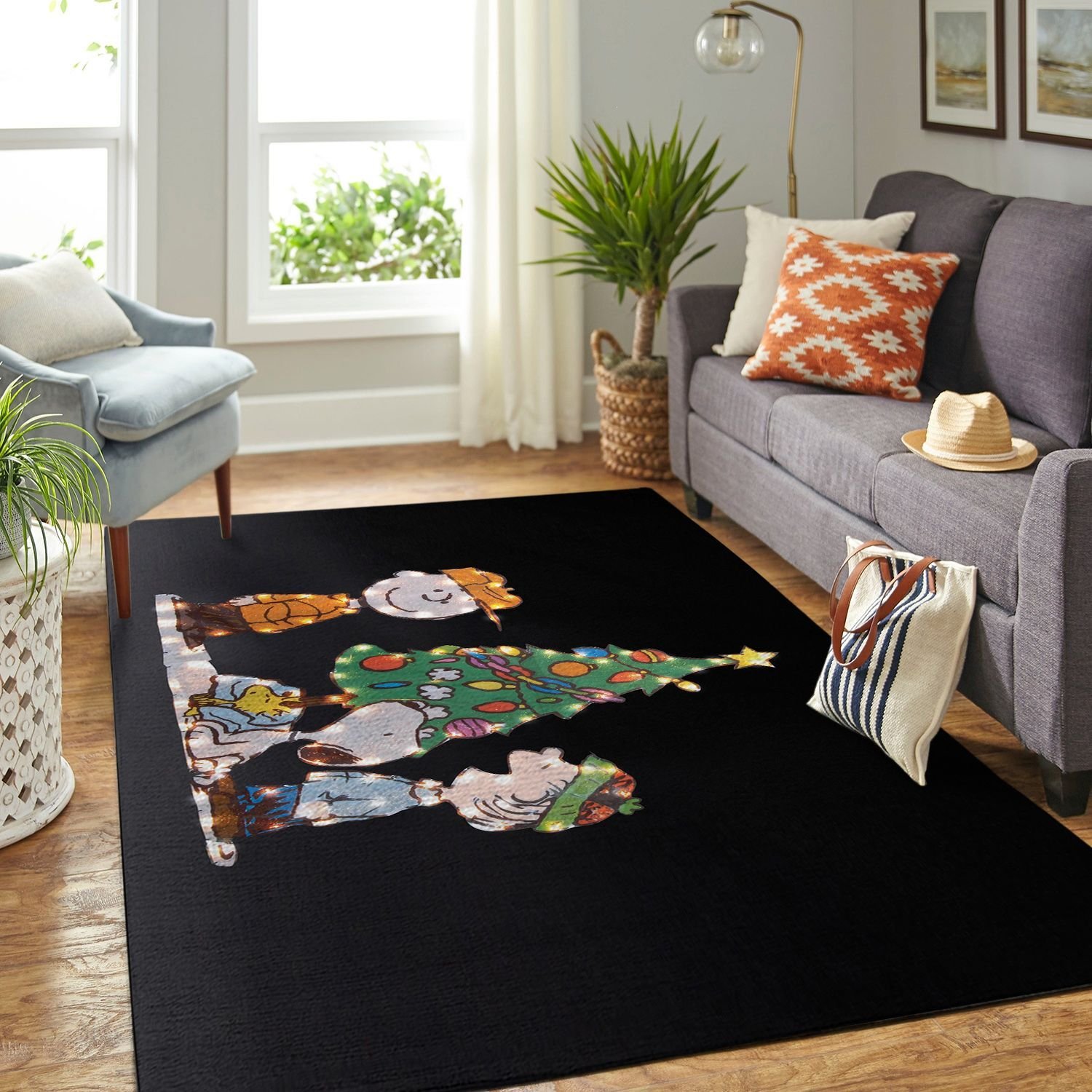 Amazon Snoopy Dog And Peanuts Comic Living Room Area Rug