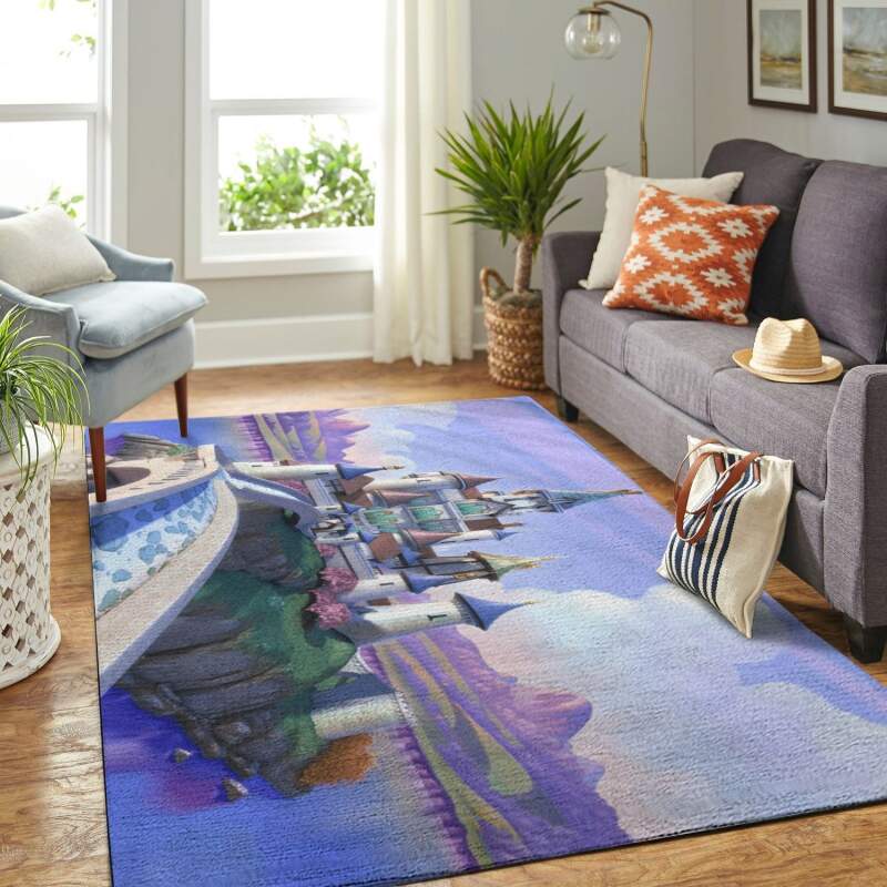 Amazon Sophia Disney Castle Living Room Area Rug