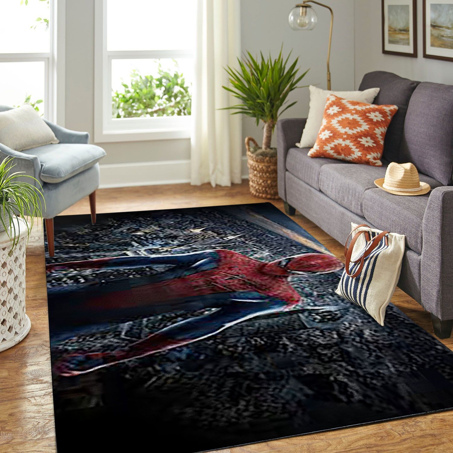 Amazon Spiderman Living Room Area Rug