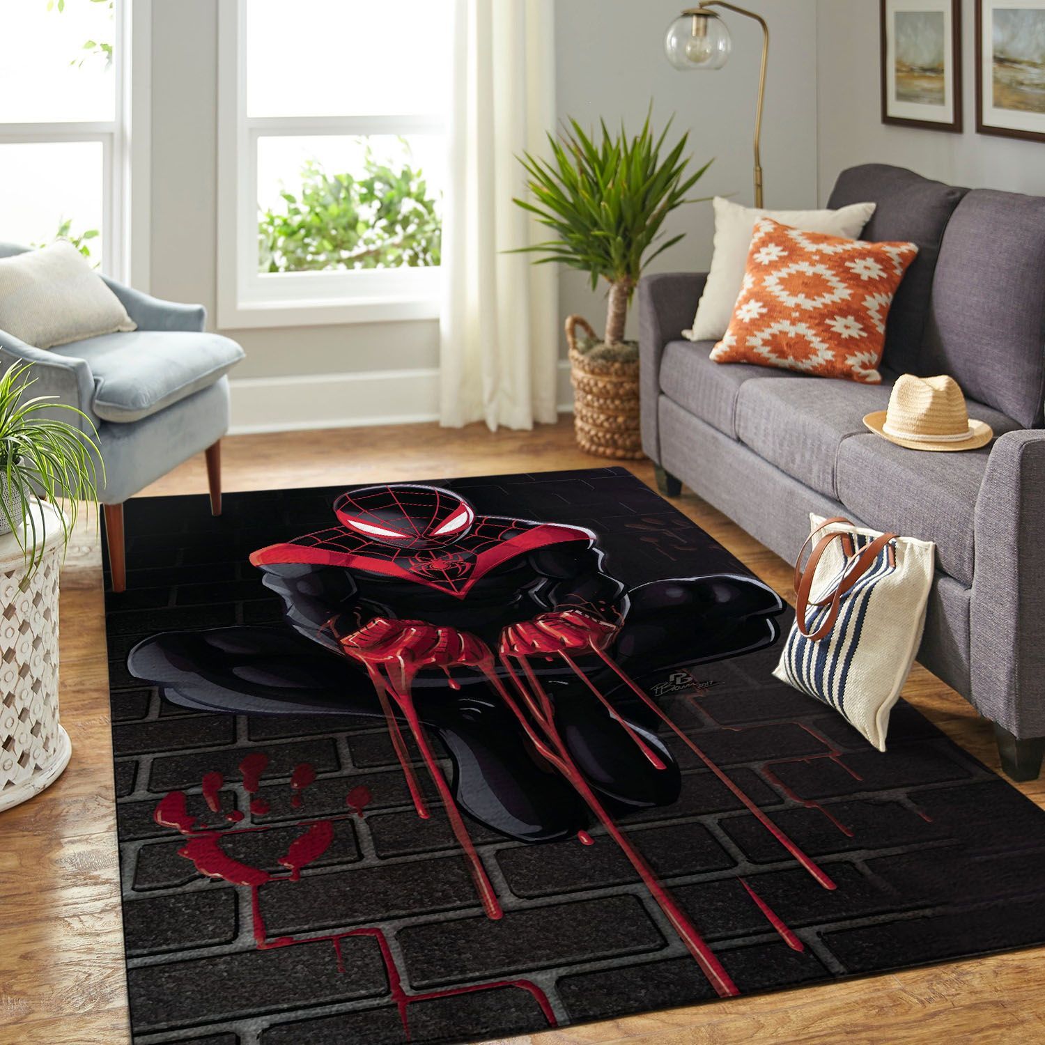 Amazon Spiderman Living Room Area Rug