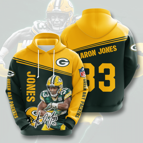 Amazon Sports Team Aaron Jones Green Bay Packers Hoodie 3D