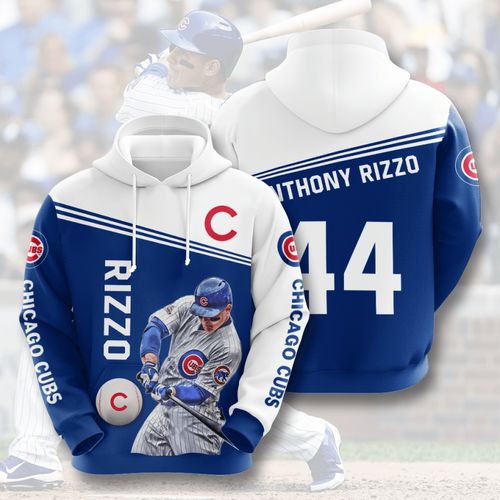 Amazon Sports Team Anthony Rizzo Chicago Cubs Hoodie 3D 3 Amazon Sports Team Anthony Rizzo Chicago Cubs Hoodie 3D