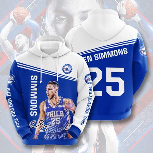 Amazon Sports Team Ben Simmons Philadelphia Hoodie 3D