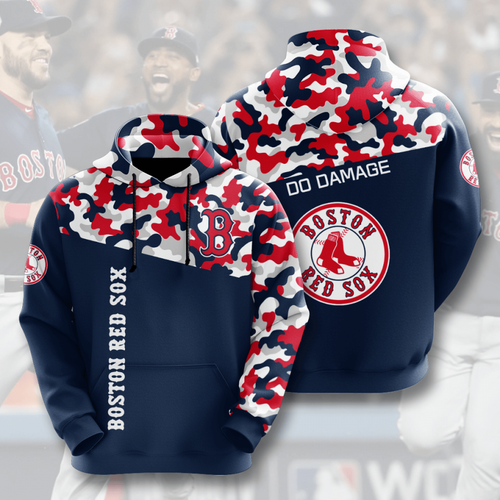 Amazon Sports Team Boston Red Sox Hoodie 3D