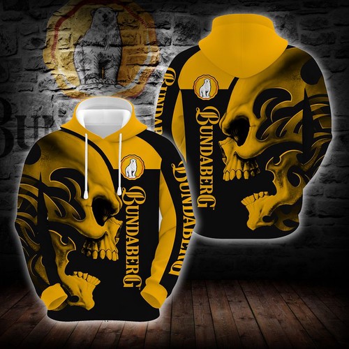 Amazon Sports Team Bundaberg Rum Skull Hoodie 3D
