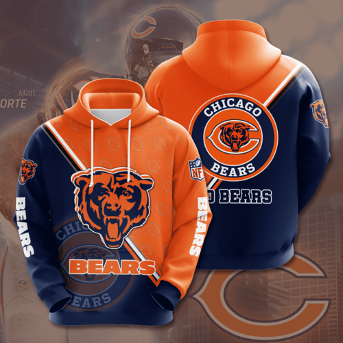Amazon Sports Team Chicago Bears Nfl Hoodie 3D 10 Amazon Sports Team Chicago Bears Nfl Hoodie 3D