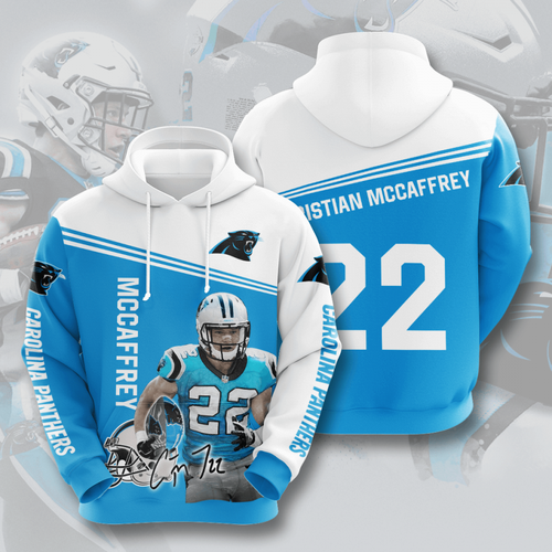 Amazon Sports Team Christian Mccaffrey Carolina Panthers Hoodie 3D 3 Amazon Sports Team Christian Mccaffrey Carolina Panthers Hoodie 3D