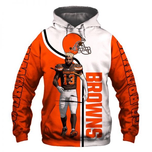 Amazon Sports Team Cleveland Browns Nfl Hoodie 3D