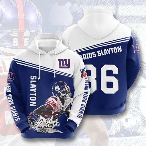 Amazon Sports Team Darius Slayton New York Giants Hoodie 3D 1 Amazon Sports Team Darius Slayton New York Giants Hoodie 3D