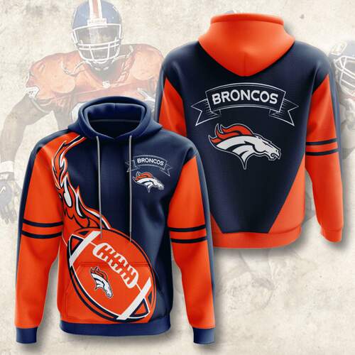 Amazon Sports Team Denver Broncos Hoodie 3D 3 Amazon Sports Team Denver Broncos Hoodie 3D