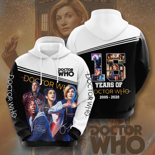 Amazon Sports Team Doctor Who Movie Character Anniversary Hoodie 3D 7 Amazon Sports Team Doctor Who Movie Character Anniversary Hoodie 3D