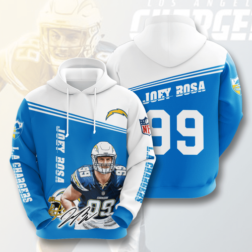 Amazon Sports Team Joey Bosa Los Angeles Chargers Hoodie 3D 10 Amazon Sports Team Joey Bosa Los Angeles Chargers Hoodie 3D