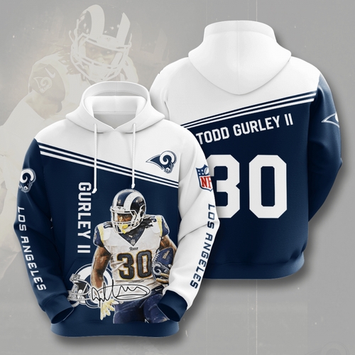 Amazon Sports Team Jtodd Gurley Los Angeles Rams Hoodie 3D
