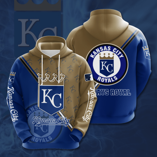 Amazon Sports Team Kansas City Royals Hoodie 3D