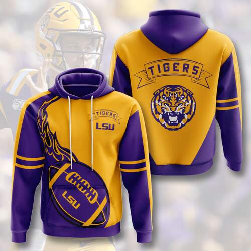 Amazon Sports Team Lsu Tigers Hoodie 3D 3 Amazon Sports Team Lsu Tigers Hoodie 3D