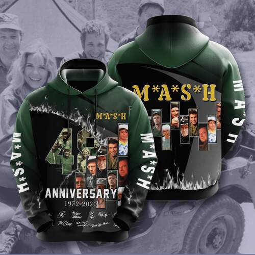 Amazon Sports Team M*a*s*h Movie Character Anniversary Hoodie 3D