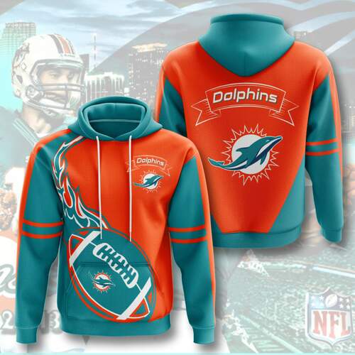 Amazon Sports Team Miami Dolphins Hoodie 3D 13 Amazon Sports Team Miami Dolphins Hoodie 3D