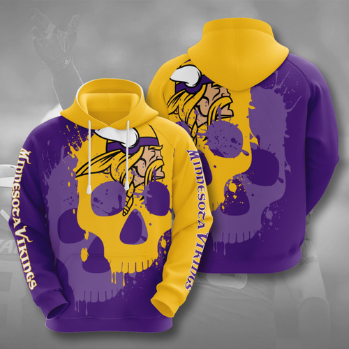 Amazon Sports Team Minnesota Vikings Hoodie 3D 3 Amazon Sports Team Minnesota Vikings Hoodie 3D