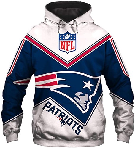 Amazon Sports Team New England Patriots Hoodie 3D