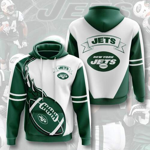 Amazon Sports Team New York Jets Hoodie 3D 6 Amazon Sports Team New York Jets Hoodie 3D