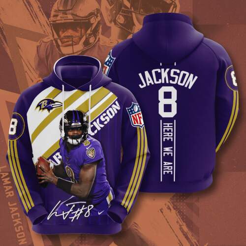 Amazon Sports Team Nfl Baltimore Ravens Hoodie 3D