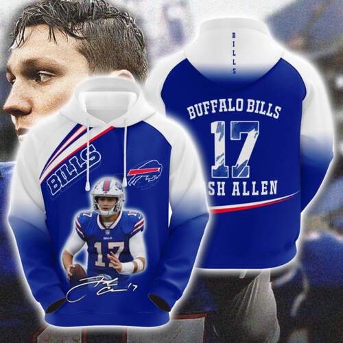 Amazon Sports Team Nfl Buffalo Bills Hoodie 3D 5 Amazon Sports Team Nfl Buffalo Bills Hoodie 3D