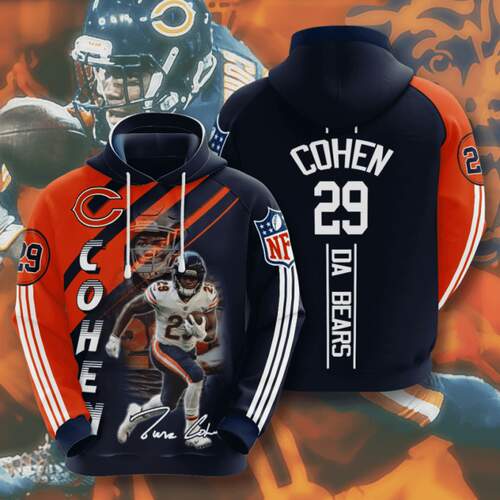 Amazon Sports Team Nfl Chicago Bears Hoodie 3D