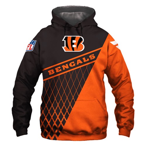 Amazon Sports Team Nfl Cincinnati Bengals Hoodie 3D