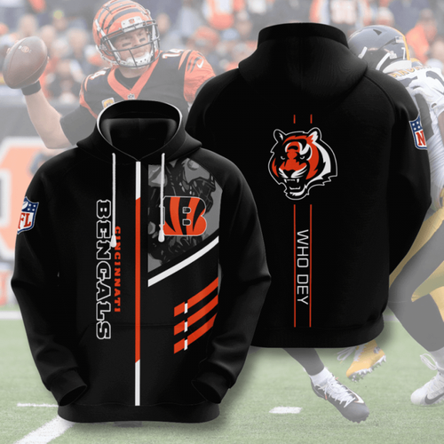 Amazon Sports Team Nfl Cincinnati Bengals Hoodie 3D