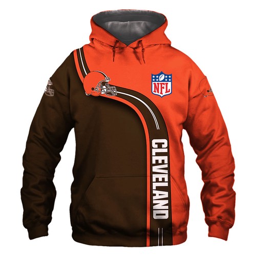 Amazon Sports Team Nfl Cleveland Browns Hoodie 3D 6 Amazon Sports Team Nfl Cleveland Browns Hoodie 3D