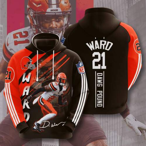 Amazon Sports Team Nfl Cleveland Browns Hoodie 3D 5 Amazon Sports Team Nfl Cleveland Browns Hoodie 3D