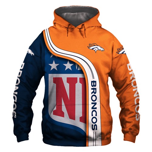 Amazon Sports Team Nfl Denver Broncos Hoodie 3D