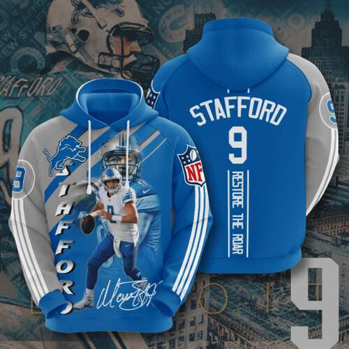 Amazon Sports Team Nfl Detroit Lions Hoodie 3D