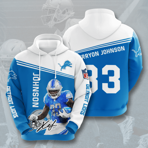 Amazon Sports Team Nfl Detroit Lions Hoodie 3D 2 Amazon Sports Team Nfl Detroit Lions Hoodie 3D