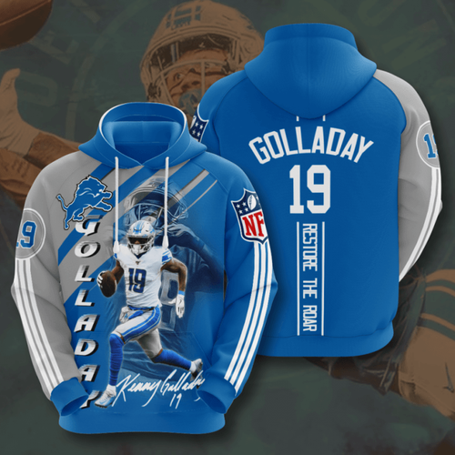 Amazon Sports Team Nfl Detroit Lions Hoodie 3D 5 Amazon Sports Team Nfl Detroit Lions Hoodie 3D