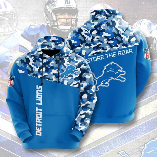 Amazon Sports Team Nfl Detroit Lions Hoodie 3D 5 Amazon Sports Team Nfl Detroit Lions Hoodie 3D
