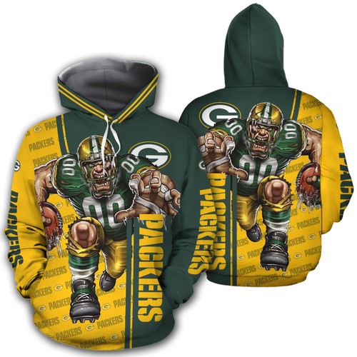 Amazon Sports Team Nfl Green Bay Packers Hoodie 3D