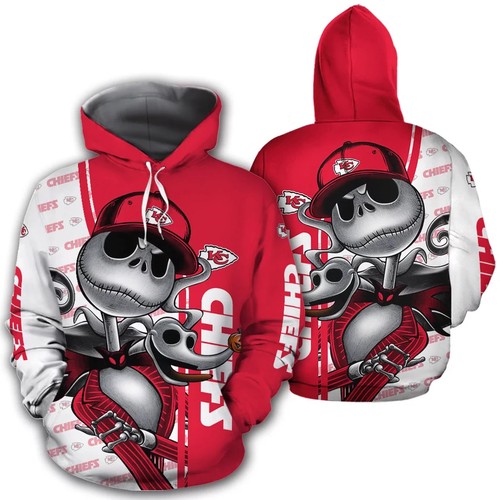 Amazon Sports Team N.f.l Kansas City Chiefs Jack Skeleton Hoodie 3D 2 Amazon Sports Team N.f.l Kansas City Chiefs Jack Skeleton Hoodie 3D