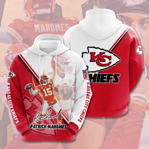 Amazon Sports Team Nfl Kansas City Chiefs Hoodie 3D