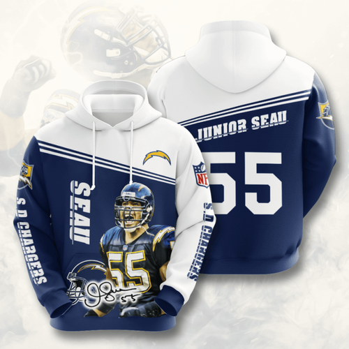 Amazon Sports Team Nfl Los Angeles Chargers Hoodie 3D